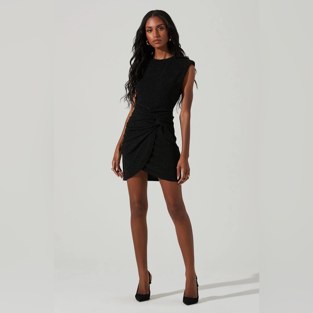 NWT - ASTR the Label Black Dress - Picture 2 of 4